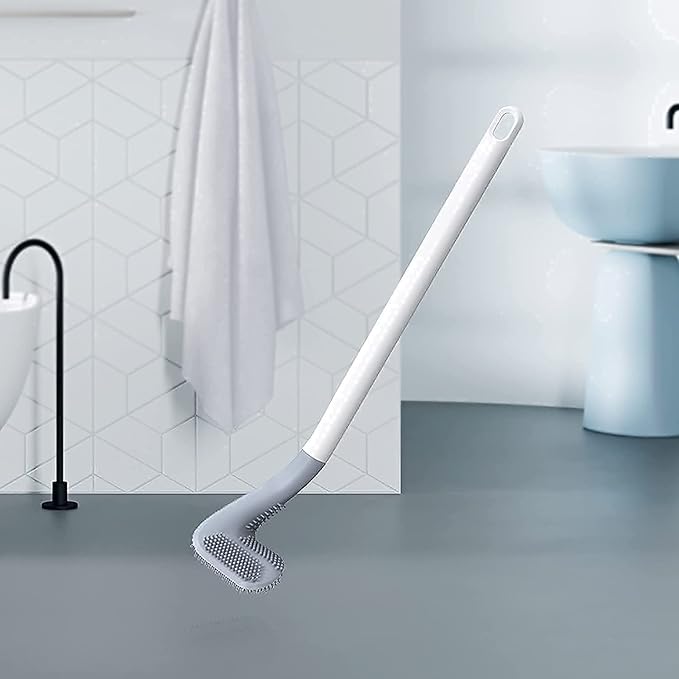 WallSmart Long-Handle Toilet Brush Duo