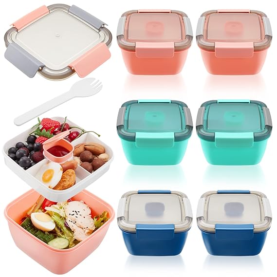 Lunch Box with 3 Compartments