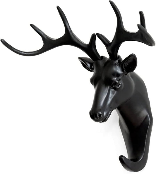 ContemporaryAntlers Self-Adhesive Wall Hanger (Black)