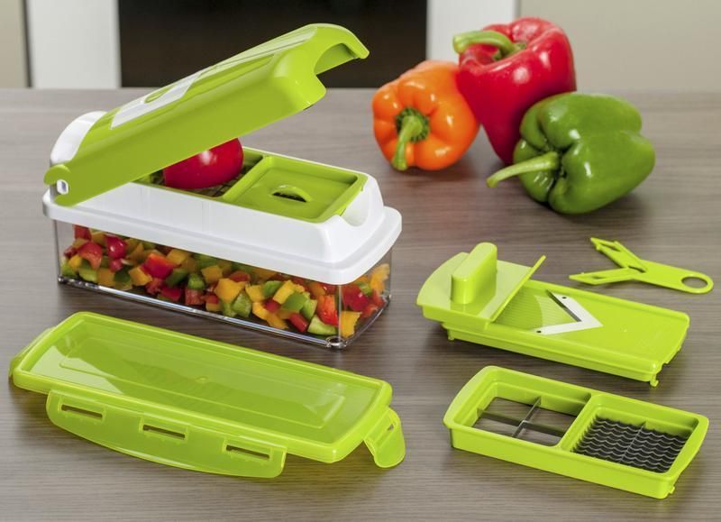 KitchenEase  Nicer Dicer and Drain Set (12-in-1)