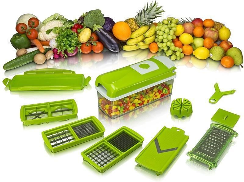 KitchenEase  Nicer Dicer and Drain Set (12-in-1)