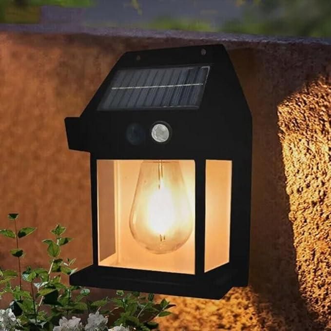 Solar Glow Outdoor Wall Light