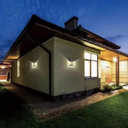 Solar Glow Outdoor Wall Light